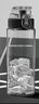 京东京造Tritan水杯加厚防摔运动水壶 夏季户外便携弹盖健身塑料杯黑600mL 实拍图