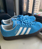 adidas「T头鞋」VL COURT复古休闲板板鞋德训鞋男女阿迪达斯轻运动   蓝色/亮白/树脂黄   41 实拍图
