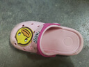 B.Duck小黄鸭童鞋儿童拖鞋男女童耐磨家居鞋洞洞鞋5302粉色26 实拍图