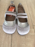 奥古狮登（Agsdon）玛丽珍女鞋新款魔术贴平底泡芙鞋女透气百搭单鞋 P143057 银色 37 实拍图