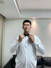 罗蒙领结男士宴会婚礼新郎时尚正装衬衫蝴蝶结 条纹领结  酒红 实拍图