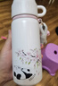 Diller儿童保温杯吸管杯直饮杯316不锈钢水壶幼儿园小学生上学专用水杯 樱花熊猫保温杯 500ml 吸管+直饮 实拍图