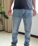 Levi's李维斯冰酷系列25新款男士502锥型凉感防晒蓝色牛仔裤 浅蓝色 36 (32) 实拍图