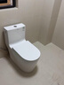 安华卫浴虹吸式马桶大冲力一体式普通家用静音大口径防臭坐便器NL317 漩冲虹吸+纤薄水箱盖+人工学座圈 305坑距（适用290~380mm） 实拍图