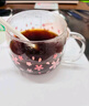 逸居客 恒温樱花玻璃水杯可爱喝水杯子恒温加热杯垫带盖带勺玻璃杯套装 樱花杯带勺+陶瓷盖+恒温暖杯器 实拍图
