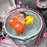 贝恩拉儿童游泳圈0-3岁 婴儿免充气防侧翻泳圈宝宝洗澡玩具装备水上用品 甲壳虫橙色【3个月-3岁】 实拍图