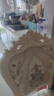 小兔匠法式实木椅子现代简约椅酒店家用餐厅欧式餐椅美甲靠背椅洽谈椅 三花勾金粉蔷薇 实拍图