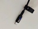 绿胜type-c数据线100W快充6A超充typec充电线适用华为mate50荣耀nova小米vivo安卓oppo手机USB充电器 黑色【充满智能断电】【两条装】 1.5M 实拍图