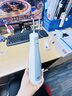 洁碧（Waterpik）冲牙器 便携式电动洗牙器水牙线洁牙器家用立式预防牙结石全身水洗GS5蓝礼物父亲节礼物 实拍图