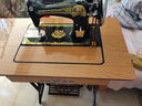 蝴蝶牌（BUTTERFLY）上海老式缝纫机家用台式脚踏电动机头飞人裁缝衣车机架升级加厚 黑蝴蝶+黄色台板+铸铁机架 实拍图
