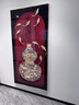 瑞尚（RUISHANG） 玄关装饰画现代简约进门壁画山水墙画竖版晶瓷画欧式轻奢挂画 福禄有鱼 80*160cm/晶瓷面+铝合金边框 实拍图