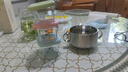 COOKSS婴儿辅食盒玻璃可蒸煮储存盒家用冷冻格保鲜蛋糕模具辅食碗工具 实拍图