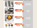 美的（Midea）电压力锅5L家用4-6人0涂层精钢胆高压电饭锅 全自动智能预约开盖火锅煲汤煮粥MY-E5622双胆电饭煲 实拍图