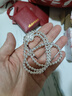 999足银手链108颗佛珠手串圆珠男士手饰足银念珠女光面转运珠手链 4.8mm重20克3圈16cm 实拍图