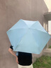 JCZS德国品牌迷你七折太阳伞生防晒防紫外线便携小巧晴雨两用遮阳伞 胶囊盒-七折-天空蓝 三折168股 x 92cm 实拍图