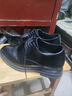 戈耐男士内增高男鞋正装皮鞋男商务休闲鞋真皮增高鞋男英伦德比鞋子男 黑色【增高 8cm】真牛皮 四季款 41 (255mm) 实拍图