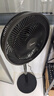 美的（Midea）【超级单品】七叶轻音立式电风扇家用柔风落地扇台式桌面小型风扇大风量节能摇头宿舍电扇 SAF30AB 实拍图