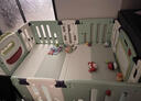 babycare婴儿爬行垫PU爬爬垫加厚防摔折叠地垫180×200×4cm灰白色 实拍图
