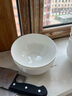 京东京造 餐具套装 乔迁之喜陶瓷家用陶瓷汤碗 纯白骨瓷 面碗6英寸*2 实拍图