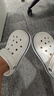 crocs卡骆驰洞洞鞋贝雅卡骆班轻便耐磨一脚蹬休闲鞋|205089 黑色/白色-066 41 /42(260mm) 实拍图
