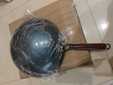 铁锅熟铁炒锅手工锅不易粘锅炒菜锅无涂层宗师古法烤蓝 精做烤蓝铁锅无盖 36cm 实拍图