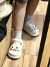 梵昇昱洞洞鞋女2026夏季外穿居家踩屎感海边沙滩厚可爱底包头拖鞋凉拖 白色洞洞鞋【搞怪大眼】 跟高3cm 36-37 偏小一码 实拍图