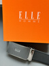 ELLE HOMME法国品牌男士皮带男真牛皮自动扣轻奢裤腰带生日礼物送男友老公 【橙“心”礼盒】902020百搭枪色 115cm -130联系客服指定长度 实拍图