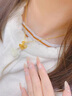 中国黄金（CHINA GOLD）18K金项链女款银杏叶吊坠轻奢小众首饰母亲节生日礼物送女友爱人 18K银杏叶吊坠【配S925银链】 实拍图