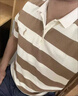 保罗短袖polo衫男潮流条纹翻领刺绣中青年男士商务休闲半袖T恤男 小倪-Z208黑色 升级版高质量款 2XL （建议135-150斤以内） 实拍图