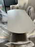 亮郦居政府补贴法式复古伸缩岩板餐桌白色家用意式轻奢窈窕圆形实木餐桌 1.35米+6椅(设计师配套推荐套餐) 实拍图