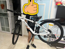喜德盛（xds）山地自行车黑客350/旭日310 X6铝合金车架21速变速机械碟刹 黑客350白灰色15.5寸 实拍图