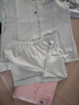 欧迪芬【缎面凉感冰丝】女士睡衣女夏季轻薄透气可外穿家居服套装粉XL 实拍图