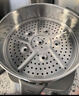 美的（Midea）电炒锅 电蒸锅 分体式电煮锅钛陶不沾多功能一体专用炒菜锅电火锅 4.3L电锅HCG2818S配蒸笼 国补 实拍图