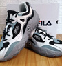 FILA斐乐跑步鞋男鞋女鞋情侣鞋掠夺者 2休闲鞋慢跑运动鞋 【女款】黑/南极灰-BA 39 实拍图