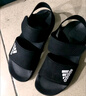 阿迪达斯 （adidas）童鞋露脚趾儿童凉鞋夏季款男童女童魔术贴软底小大童沙滩鞋GW0344 GW0344 黑 39 码/6uk/脚长24cm 实拍图