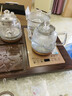 茶皇子（CHAHUANGZI）全自动上水电茶炉玻璃电热烧水壶喷淋式煮茶器茶台嵌入式2025新款电热水壶泡茶专用烧水煮茶一体机 1L 香槟金（三壶款）37×20cm 实拍图