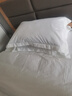 然牌 酒店枕套一对 80支贡缎 五星级酒店白色纯棉枕头套 48x74cm 实拍图
