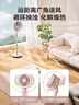 美的（Midea）【语音智控】空气循环扇/国家补贴/家用电风扇/遥控落地扇/轻音柔风立式定时/桌面小风扇 FGA24THR 实拍图