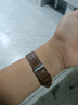 威千图适用华为watch gt4/gt5/gt5pro表带女士41mm棕色时尚真皮表带丨18MM接口【银扣棕色】 实拍图