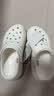 CROCS卡骆驰檀健次同款经典泡芙洞洞鞋轻便舒适男女同款花园鞋|207521 白色-100(含智必星) 36 /37(220mm) 实拍图
