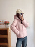 森马（Semir）羽绒服女90绒子短款轻暖三防可爱花苞帽2025冬新款立体防风外套 【正肩显瘦廓形】橡皮粉61216 S 实拍图