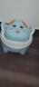 小哈伦儿童马桶宝宝坐便器婴幼儿尿盆小孩坐便器小便器双软垫小狗洛克蓝 实拍图