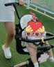AMORHOME溜娃婴儿推车轻便可折叠简易伞车遛娃神器高景观儿童手推车 珊瑚橙【全包升级+置物包】 实拍图