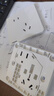 西门子（SIEMENS）开关插座面板 五孔二三插 强电源墙壁插座86型10A 致典系列雅白 错位斜五孔插座 实拍图