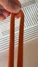 MUJI 含有再生聚酯 手腕挂绳 短款防丢绳 手机绳 手机链 手机壳挂绳 多巴胺 橙色 实拍图