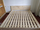 意米之恋橡胶木床实木床 主卧双人床 卧室家具 品质大板208cm*180cm*80cm 实拍图