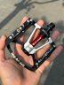 西骑者（WestBiking）三培林自行车脚踏板铝合金山地车通用轴承脚蹬公路单车配件 黑色 实拍图