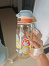 babycare儿童水杯吸管杯双饮二合一户外运动水壶上学大容量PPSU-满杯600ml 实拍图