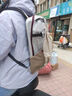 迪卡侬双肩背包NH100书包学生城市轻户外徒步登山旅行出差通勤踏青春游 淡米灰-20L 实拍图