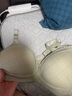 十月结晶哺乳文胸孕妇内衣胸罩怀孕期产后喂奶内衣聚拢薄款 【森系上开】紫格 L 实拍图
